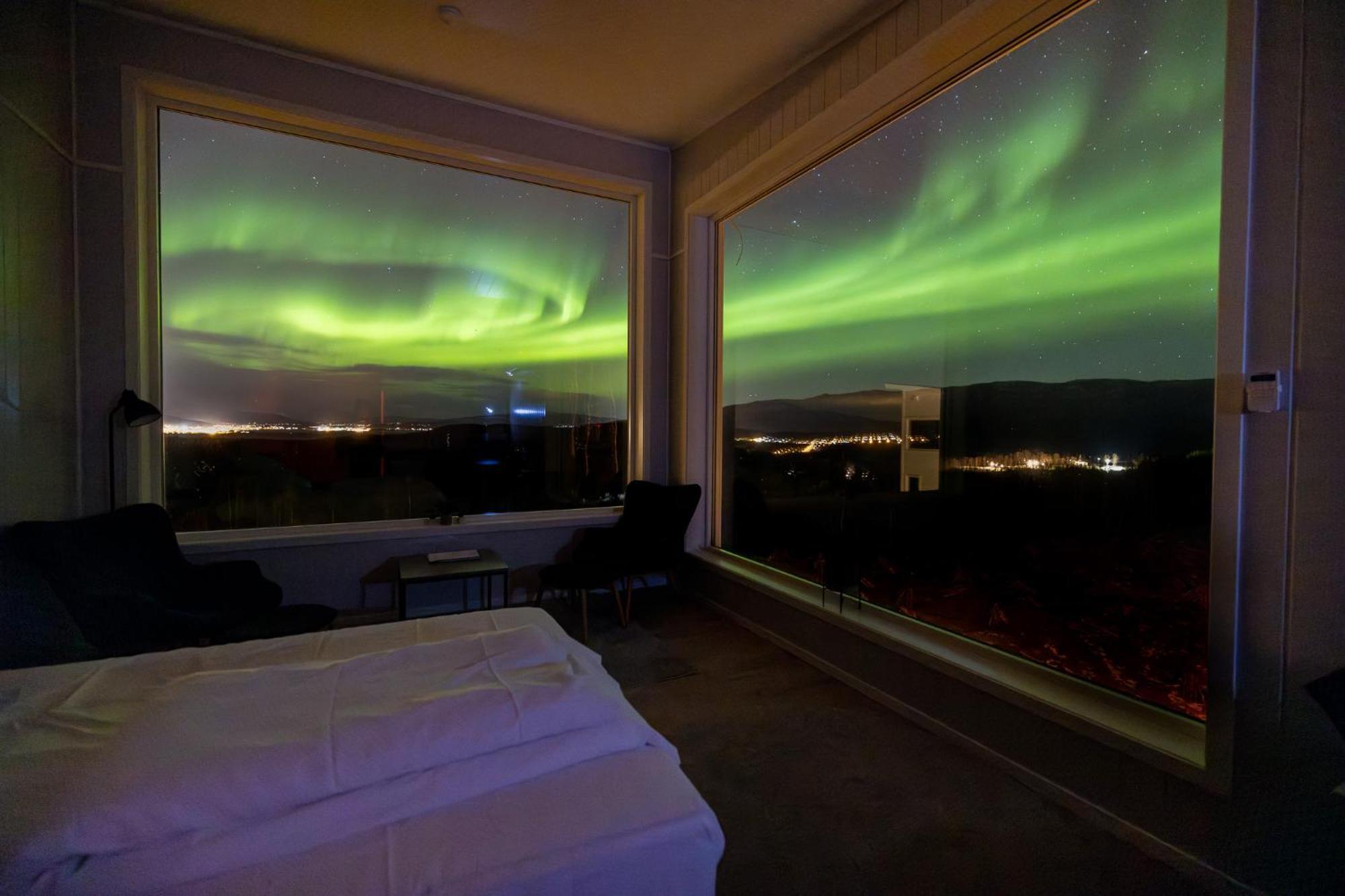 Aurora Borealis Observatory Silsand Buitenkant foto