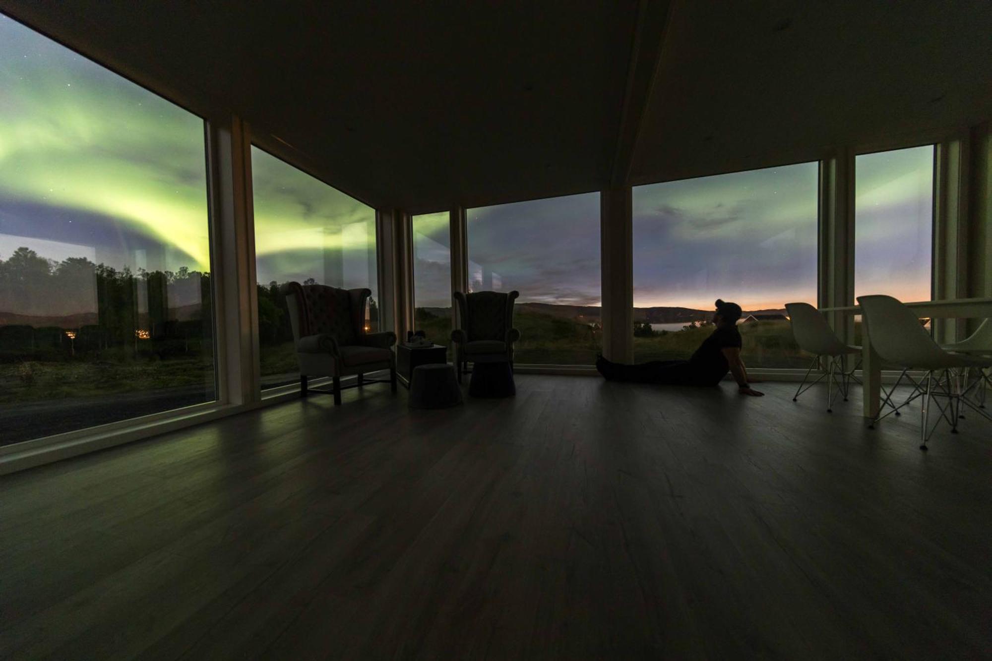 Aurora Borealis Observatory Silsand Buitenkant foto