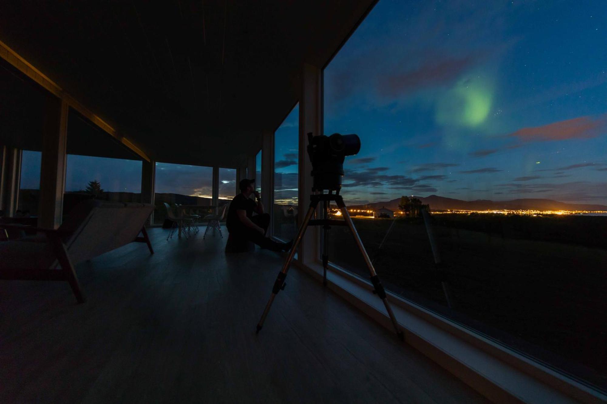 Aurora Borealis Observatory Silsand Buitenkant foto