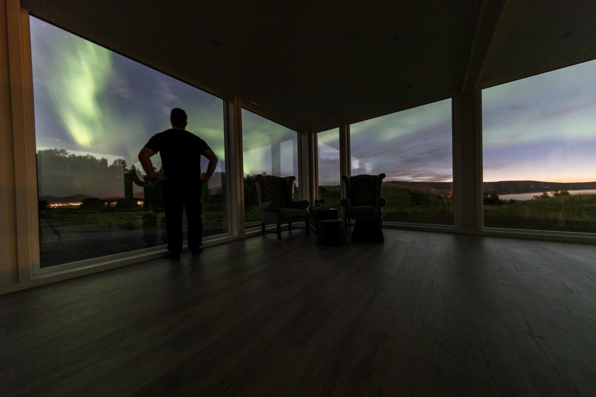 Aurora Borealis Observatory Silsand Buitenkant foto