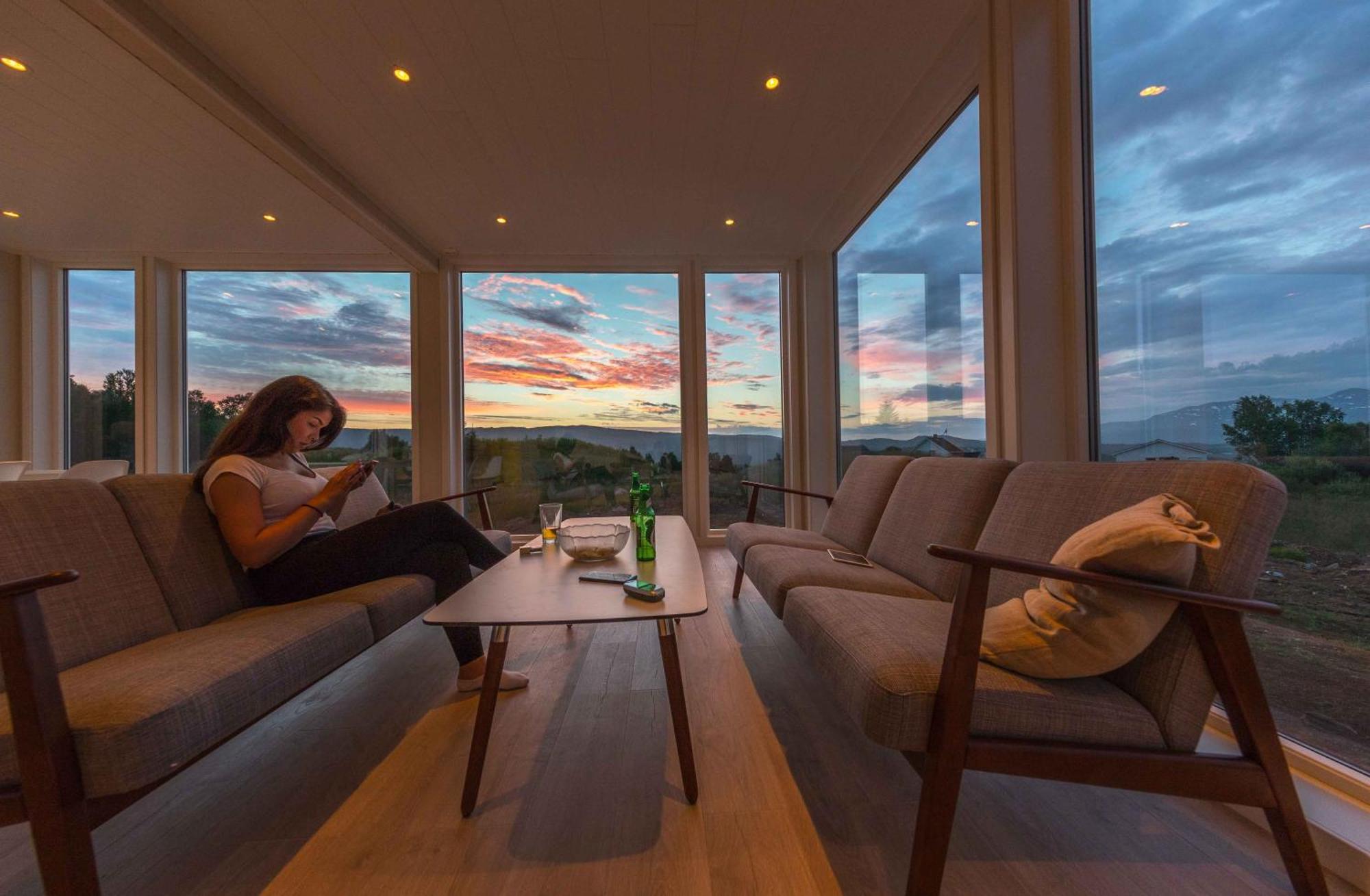 Aurora Borealis Observatory Silsand Buitenkant foto